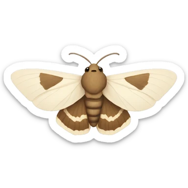 Moth sticker