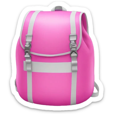 Pink water backpack  sticker