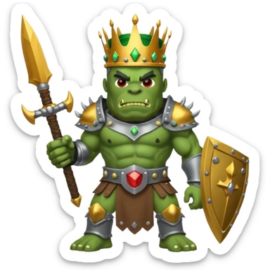 Ork King  sticker