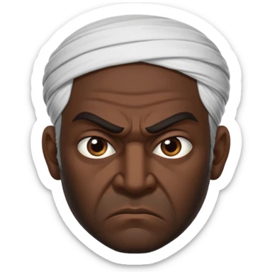 angry Iranian, in profile sticker