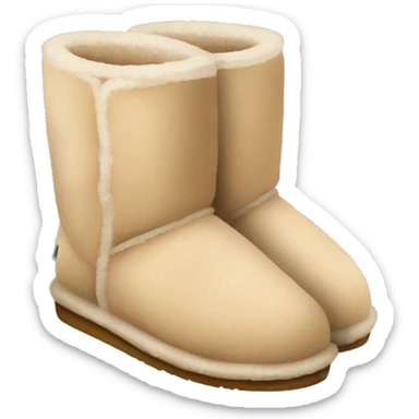 UGG slippers  sticker