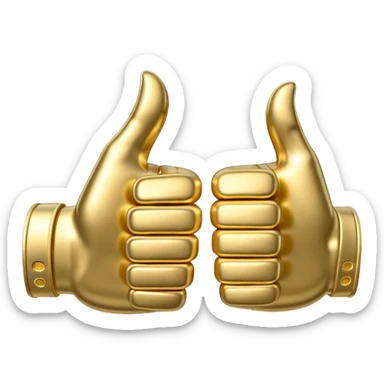 👍 and 👎 combined together sticker