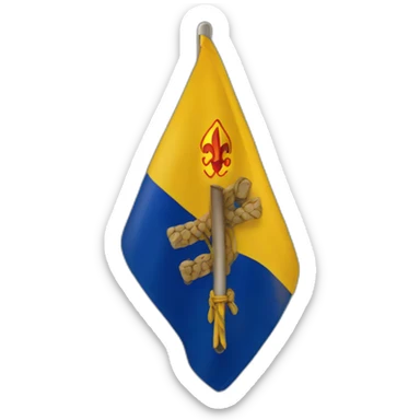 european boyscout flag sticker