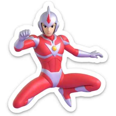 Ultraman Tiga (make it as accurate as possible to the show) sticker