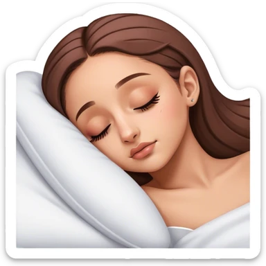 Ariana Grande sleeping sticker