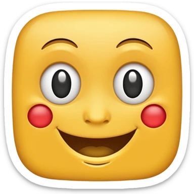 smiling face thank you sticker