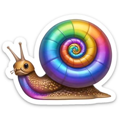 Snail Rainbow sticker