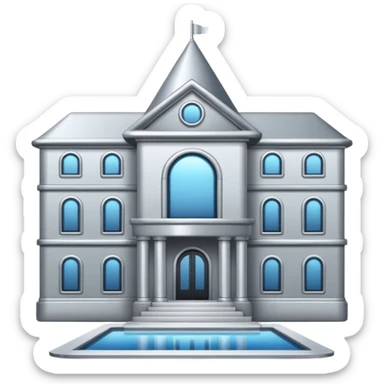 silver mansion emoji sticker