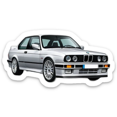 BMW m3 e30 sticker