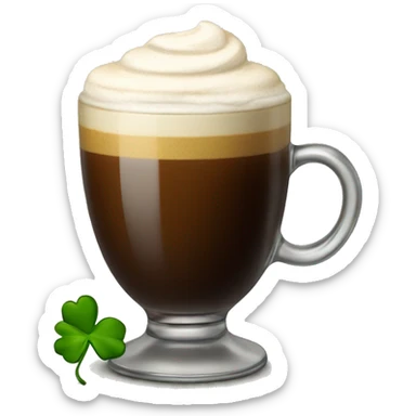 Irish coffee  sticker