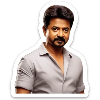 Thalapathy vijay fight kamal hassan sticker