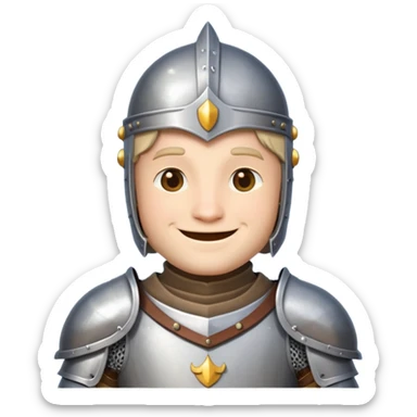 CLash-of-clans-aesthetic-friendly-knight-portrait-emoji-with-a-noble-armored sticker