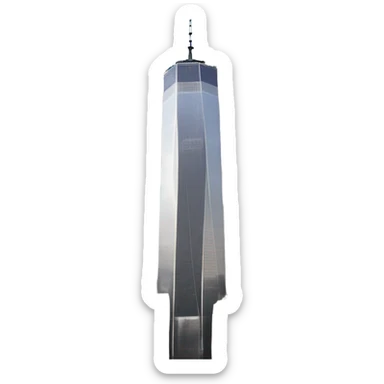 World Trade Center with eyes sticker