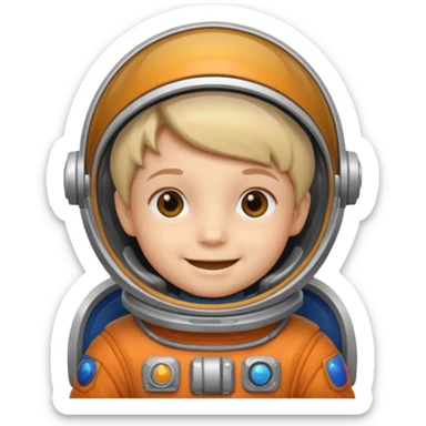 Space Suit Kid sticker