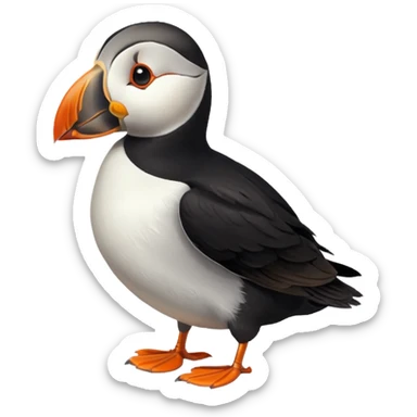 a puffin sticker