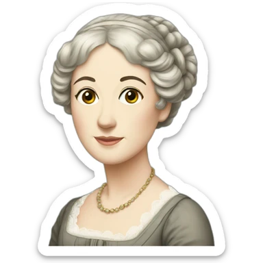 Jane Austen sticker