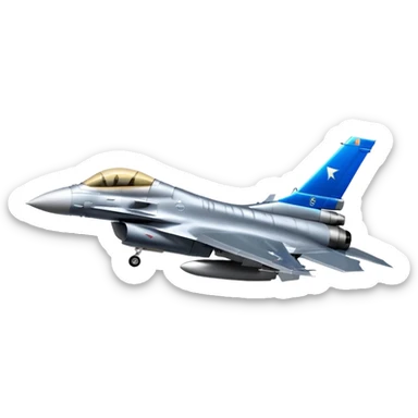 F-16 Fighting Falcon jet sticker