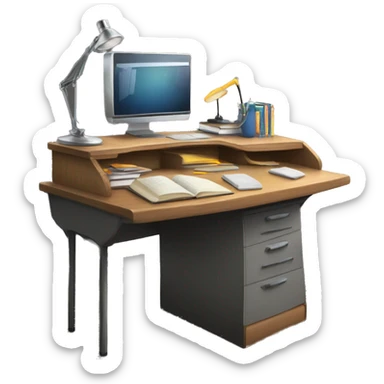 Studydesk sticker