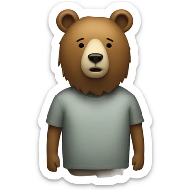 radiohead bear sticker