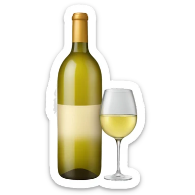White wine sticker