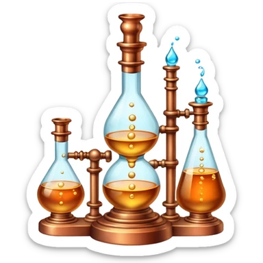 elaborate alchemy setup sticker