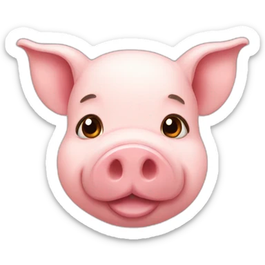 french pig sticker