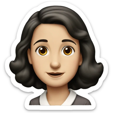 Anne frank sticker