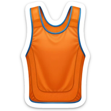 Training bib used for soccer training  sticker