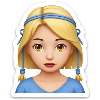 Bdsm girl emoji tied up sticker