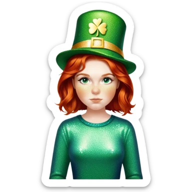 Sparkling Leprechaun sticker