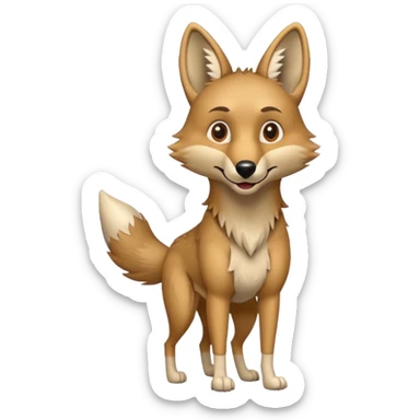 Happy Coyote sticker