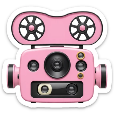 pinke viewmaster sticker