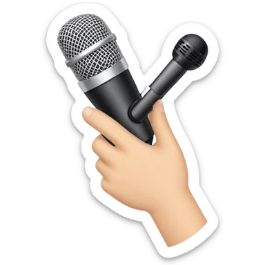 Drop the mic sticker