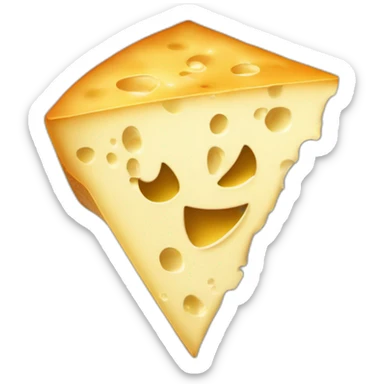 Fromage sur la tête d'un chauve sticker