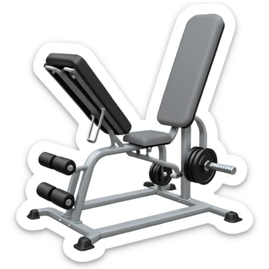 leg extension machine sticker