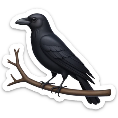 Black Crow sticker