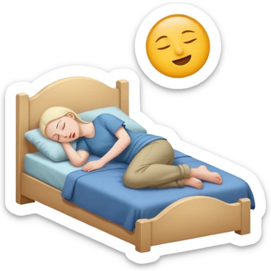 dormir debout  sticker