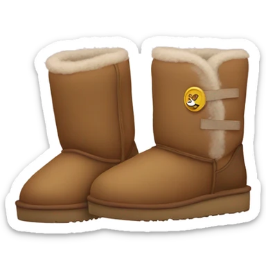 A pair of uggs sticker