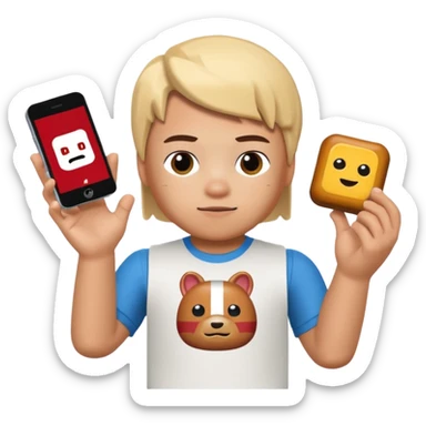 Roblox bacon playing eoblox sticker