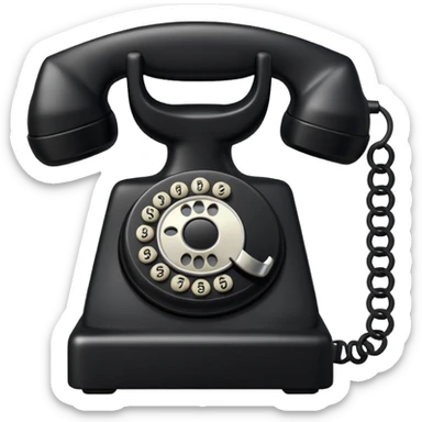 telephone at prison sticker