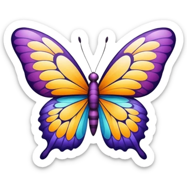 butterfly sticker