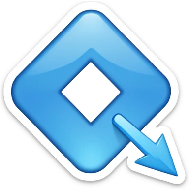 arrow  down download button sticker