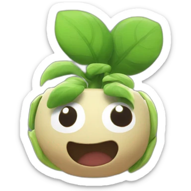 Sprout from brawl stars game sticker