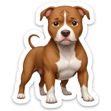 Un pitbull sticker