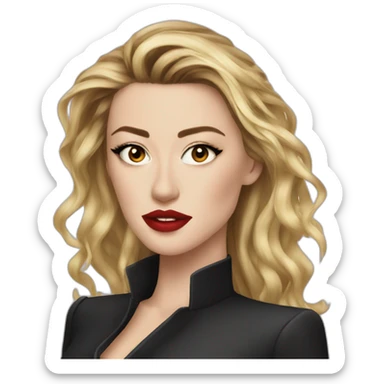 amber heard sticker