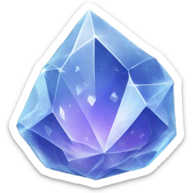 Crystals sticker