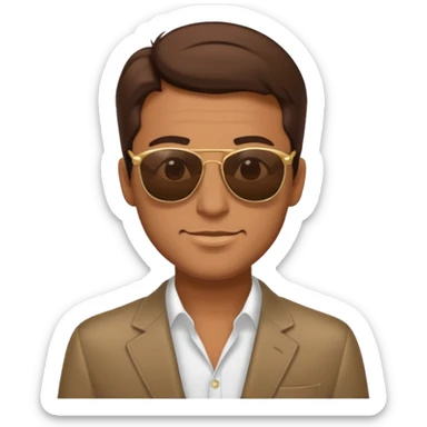 monopoly rich man with sunglasses sticker