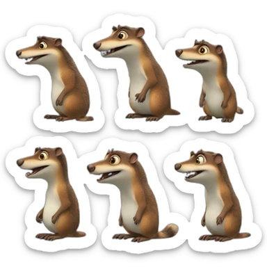 Scrat Ice age sticker