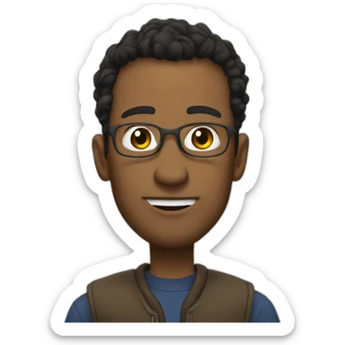 the dean from the tv show community sticker