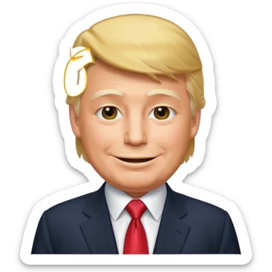Donald Trump president sticker